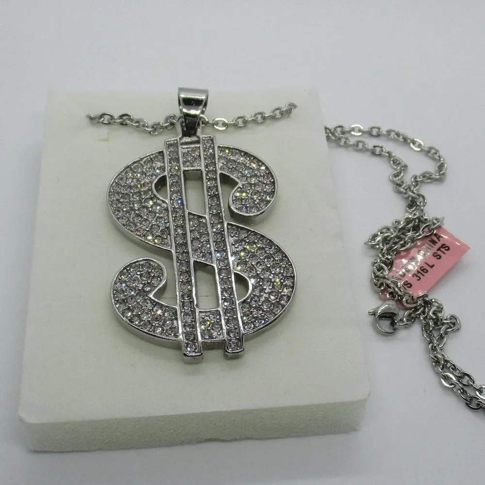 Money Sign Pendant Necklace